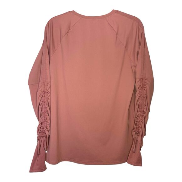Fabletics Mauve Cashel Adjustable Long-Sleeve Top Size XL Athleasure Yoga - Picture 6 of 7